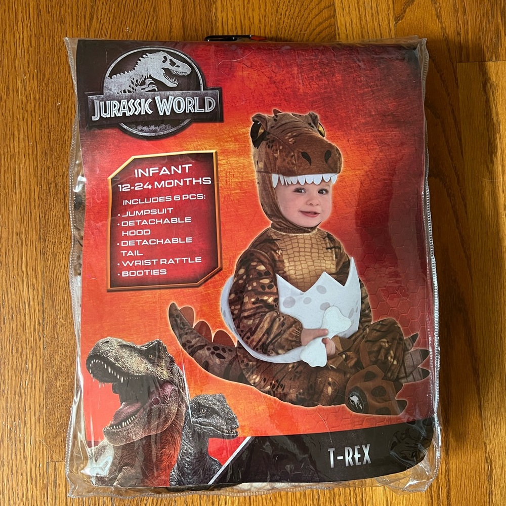 12-24mo infant TRex costume